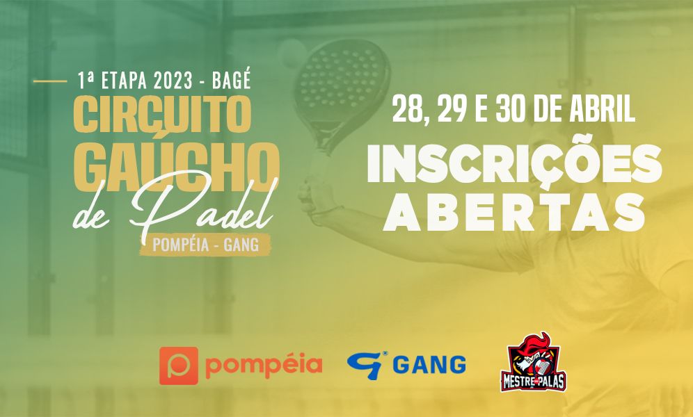 1º Torneio de Tênis – Ranking Clube Gaúcho – Clube Gaúcho