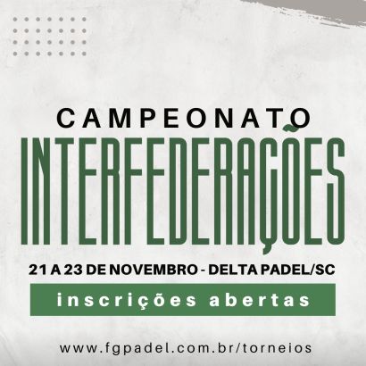 Regras para inscrições do Time Gaúcho no *Torneio Interfederações 2025*.